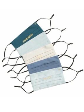 Athleta New Adjustable Non-Medical Cloth Face Masks 5 Packs of 5 NIP